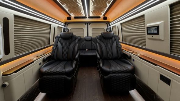 8 passenger sprinter van inside rio rancho