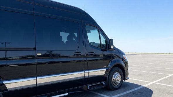 lubbock wedding sprinter van rental