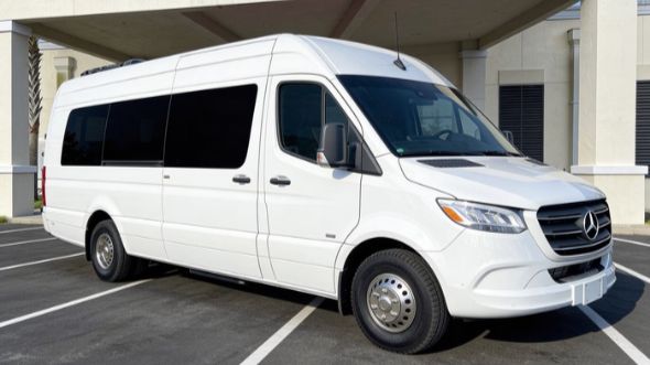 santa fe private event sprinter van rental